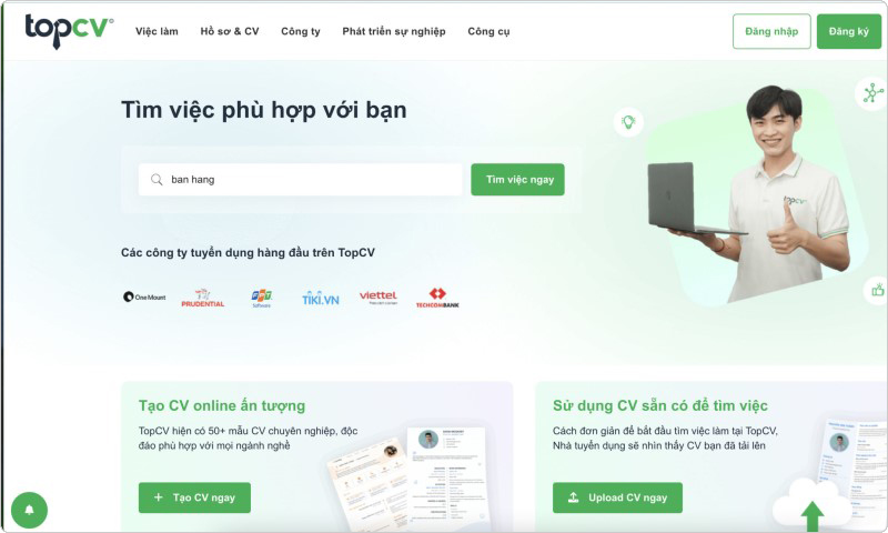 TopCV là một công ty HR Tech hàng đầu tại Việt Nam