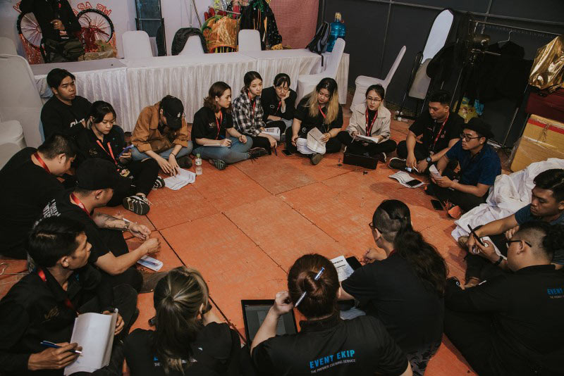Nhân viên tham gia sự kiện