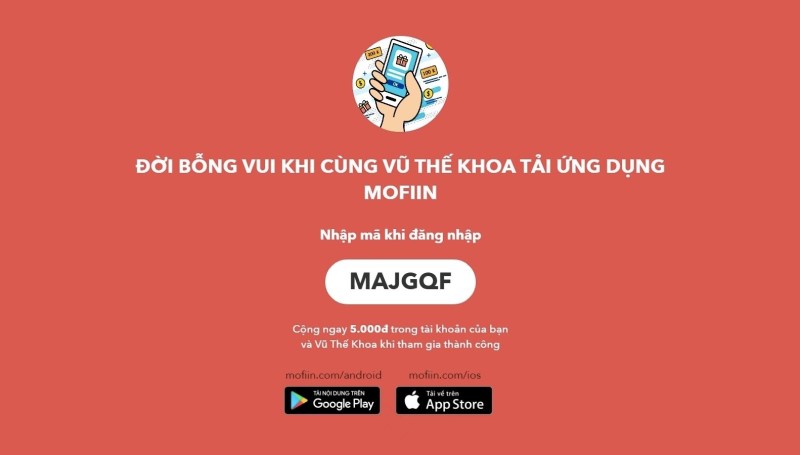 Mofiin - Ứng dụng xem video kiếm tiền trên android 