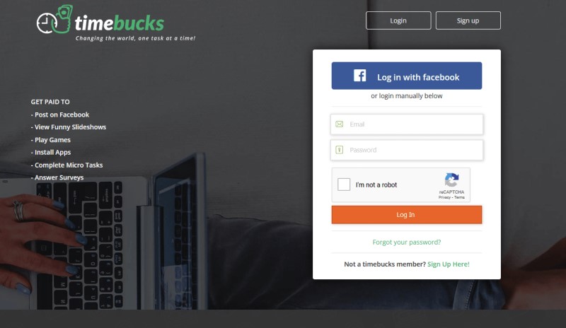 App Timebuck - Phần mềm kiếm tiền cho mẹ bỉm