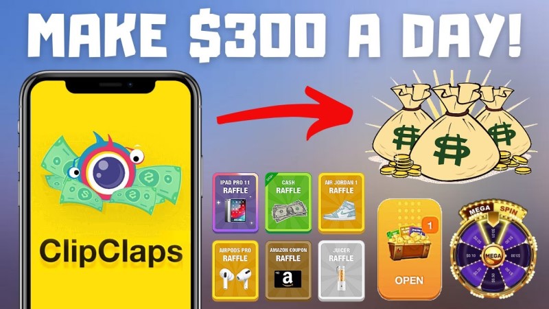 Kiếm tiền dễ dàng với App ClipClaps