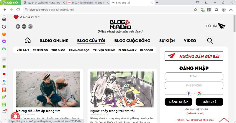 Blog Radio - Trang web đánh máy tại nhà kiếm tiền 