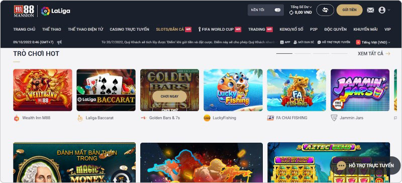M88 - Game bắn cá đổi thưởng uy tín