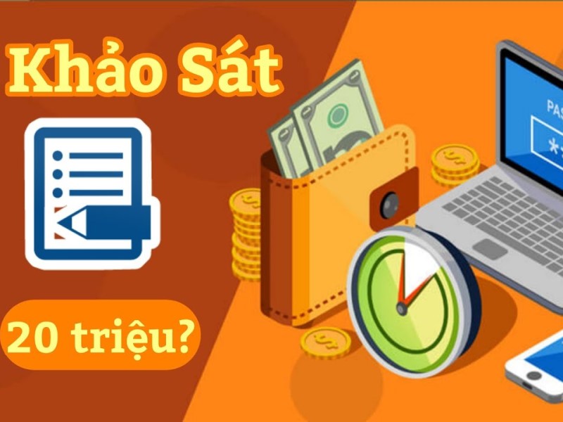 Top 10 trang làm khảo sát kiếm tiền online đơn giản uy tín nhất hiện nay
