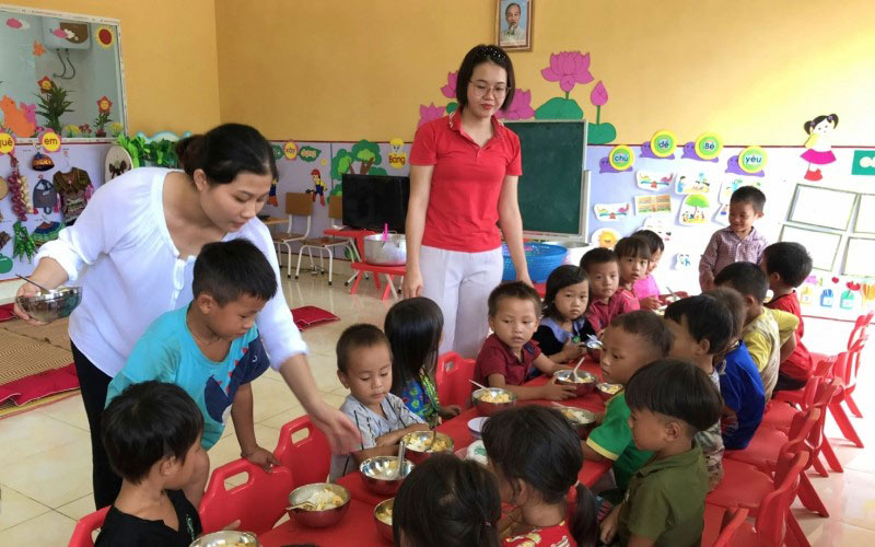 Nghề trông trẻ đang rất phát triển