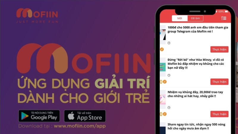 Mofiin - App đọc báo kiếm tiền hàng đầu