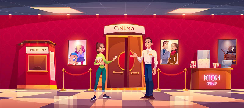 Làm việc tại các cửa hàng tiện lợi, siêu thị hay bán vé tại rạp phim cũng là gợi ý tuyệt vời 