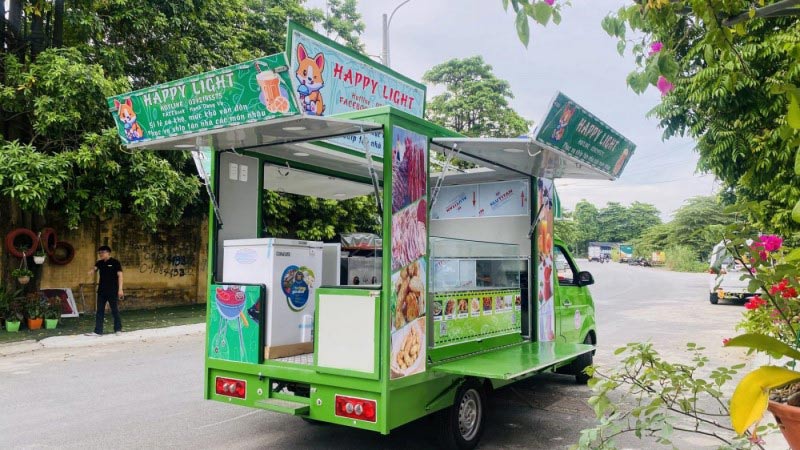 kinh doanh xe bán đồ ăn lưu động đang ngày càng phổ biến