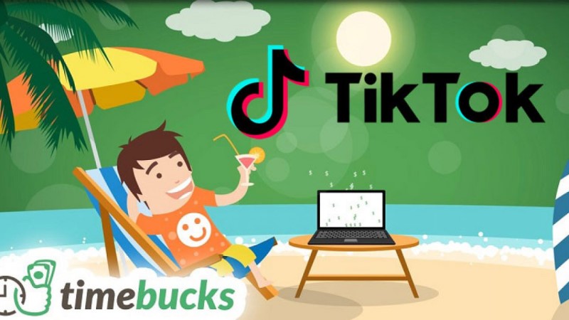 Kiếm tiền Tiktok với TimeBucks