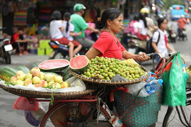 Lựa chọn mặt hàng để bán hàng rong: Bán hoa quả