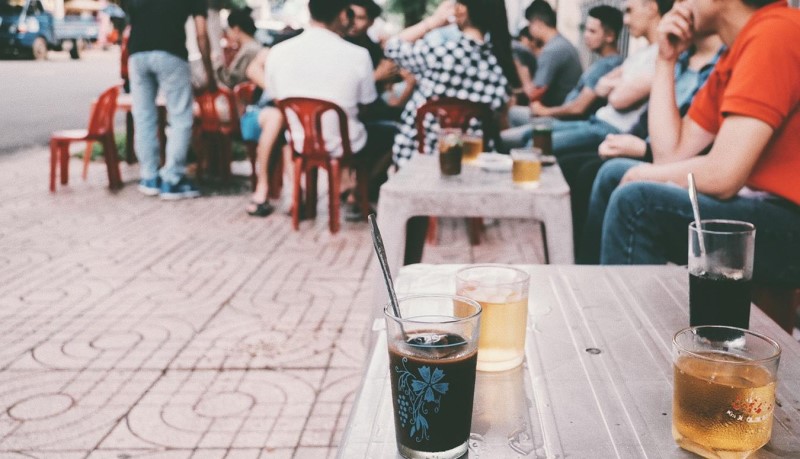 Cafe và nước mía cũng là những loại đồ uống mà các công nhân rất thích