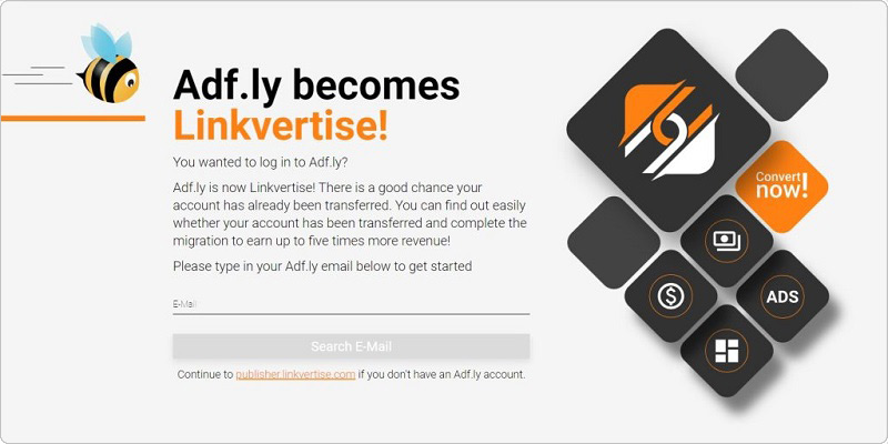 Linkvertise.com là một công cụ rút ngắn URL tốt nhất để kiếm tiền