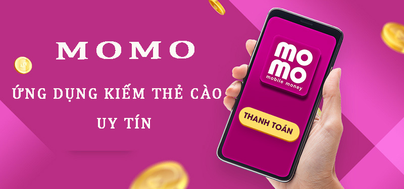 Momo - Top ứng dụng kiếm thẻ cào uy tín