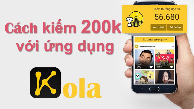 Kola: Ứng dụng đọc tin tức kiếm tiền