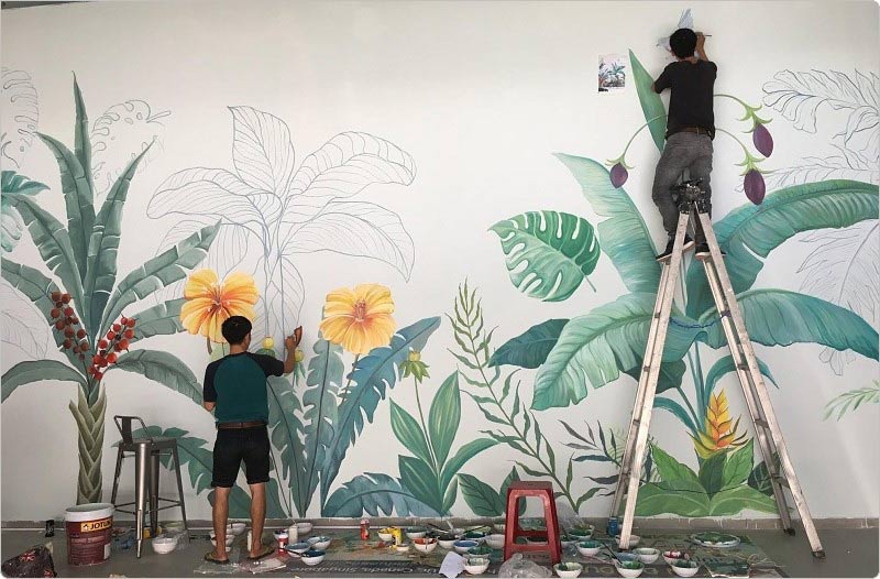 Khởi nghiệp bằng dịch vụ vẽ tranh tường sẽ phù hợp với những người có niềm đam mê và khả năng trong lĩnh vực mỹ thuật